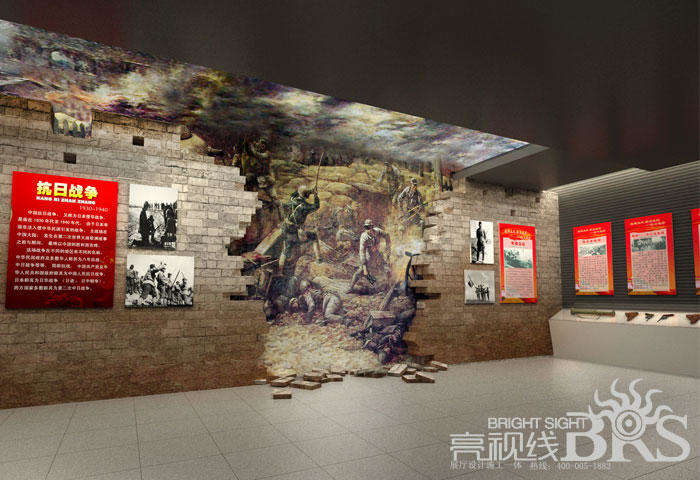 红色文化教育展厅设计