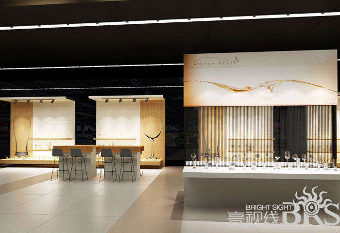产品展厅玻璃器皿