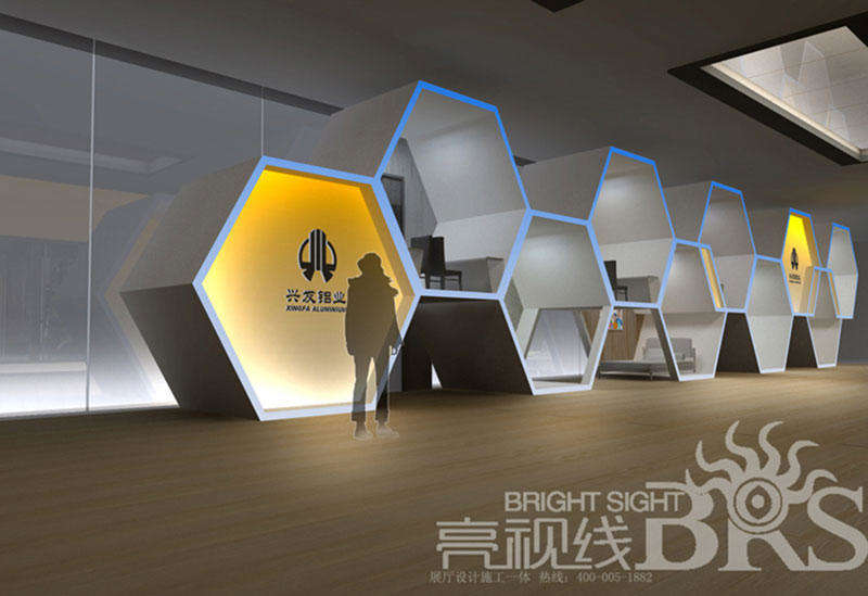 展厅展馆空间组合中的几何形构图美感