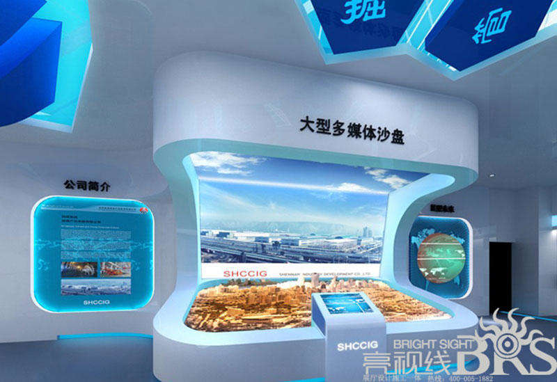 展厅单一空间的水平要素