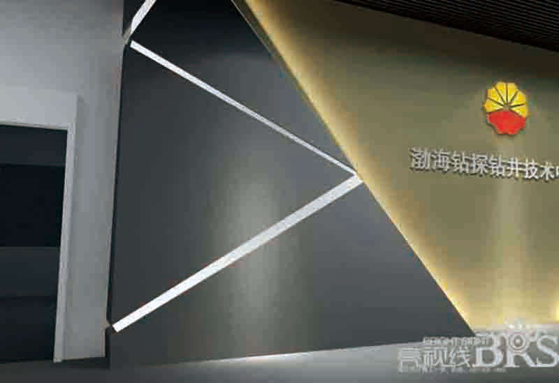 企业展厅三角形陈列设计