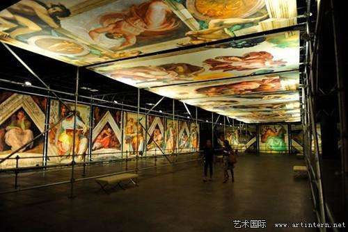 西斯廷教堂壁画搬进展厅 连教皇也没有这样近地欣赏过