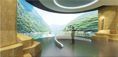 三峡移民纪念馆:120度弧形3D巨幕"环游"三峡新景