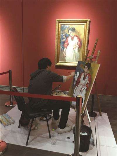 把画家的画室搬进展厅